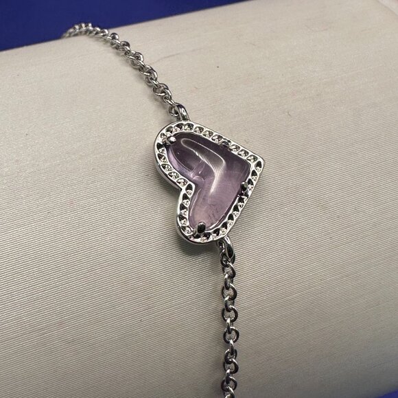 Kendra Scott Mini Ari Heart Adjustable Bracelet - Picture 6 of 13